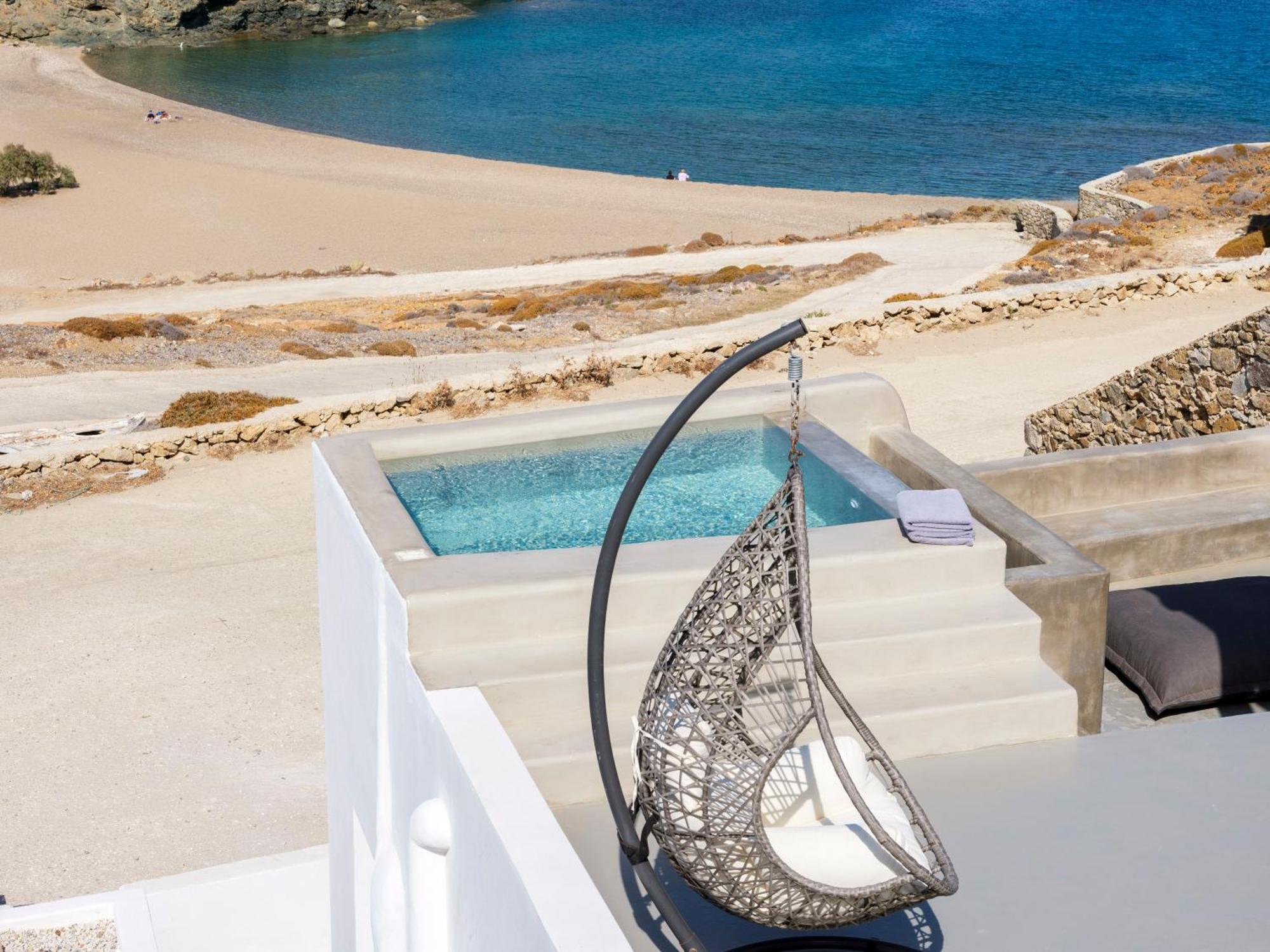 Sea Rock & Sky Private Mykonos Residence Merhia-part Kültér fotó