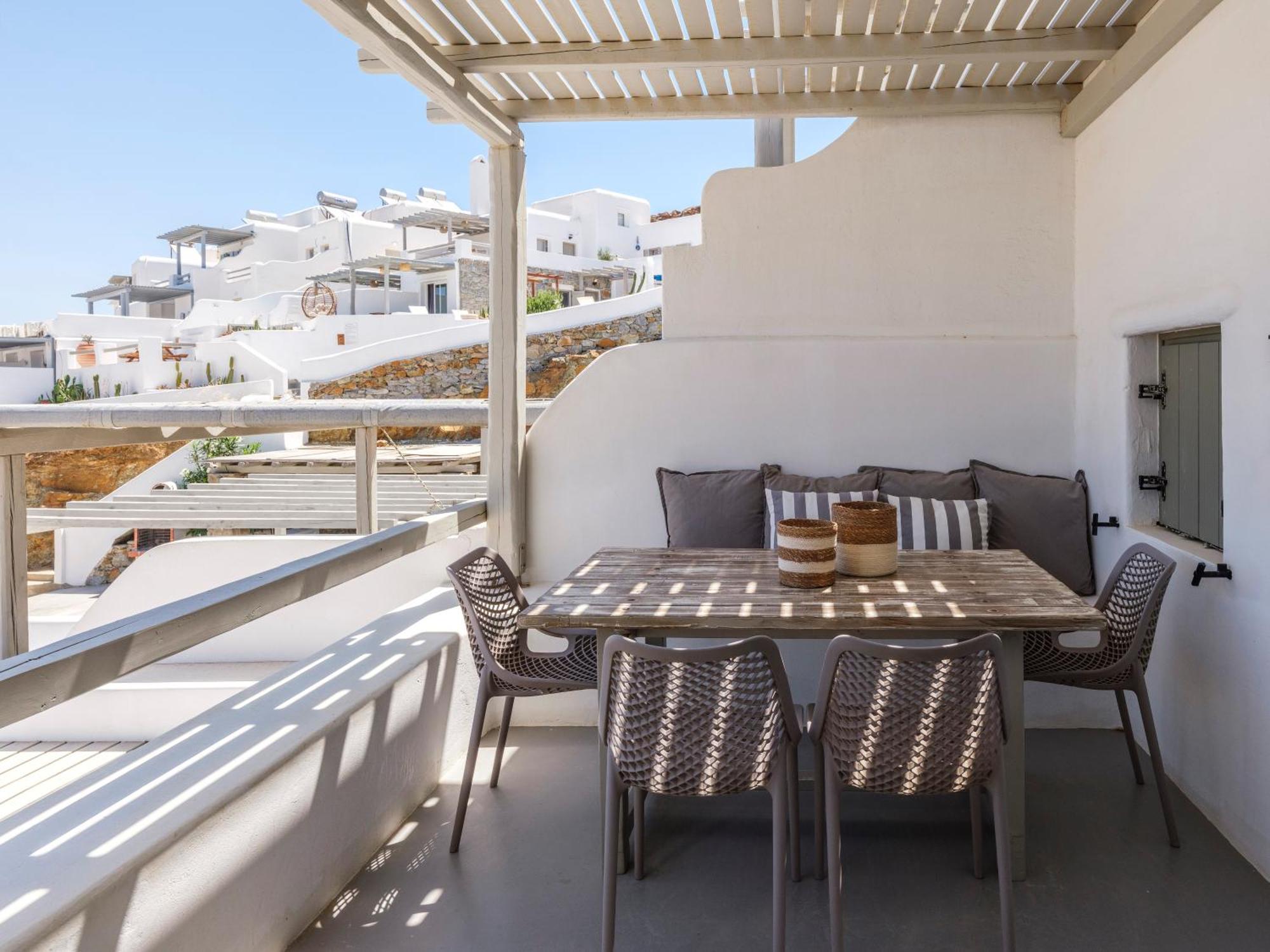 Sea Rock & Sky Private Mykonos Residence Merhia-part Kültér fotó