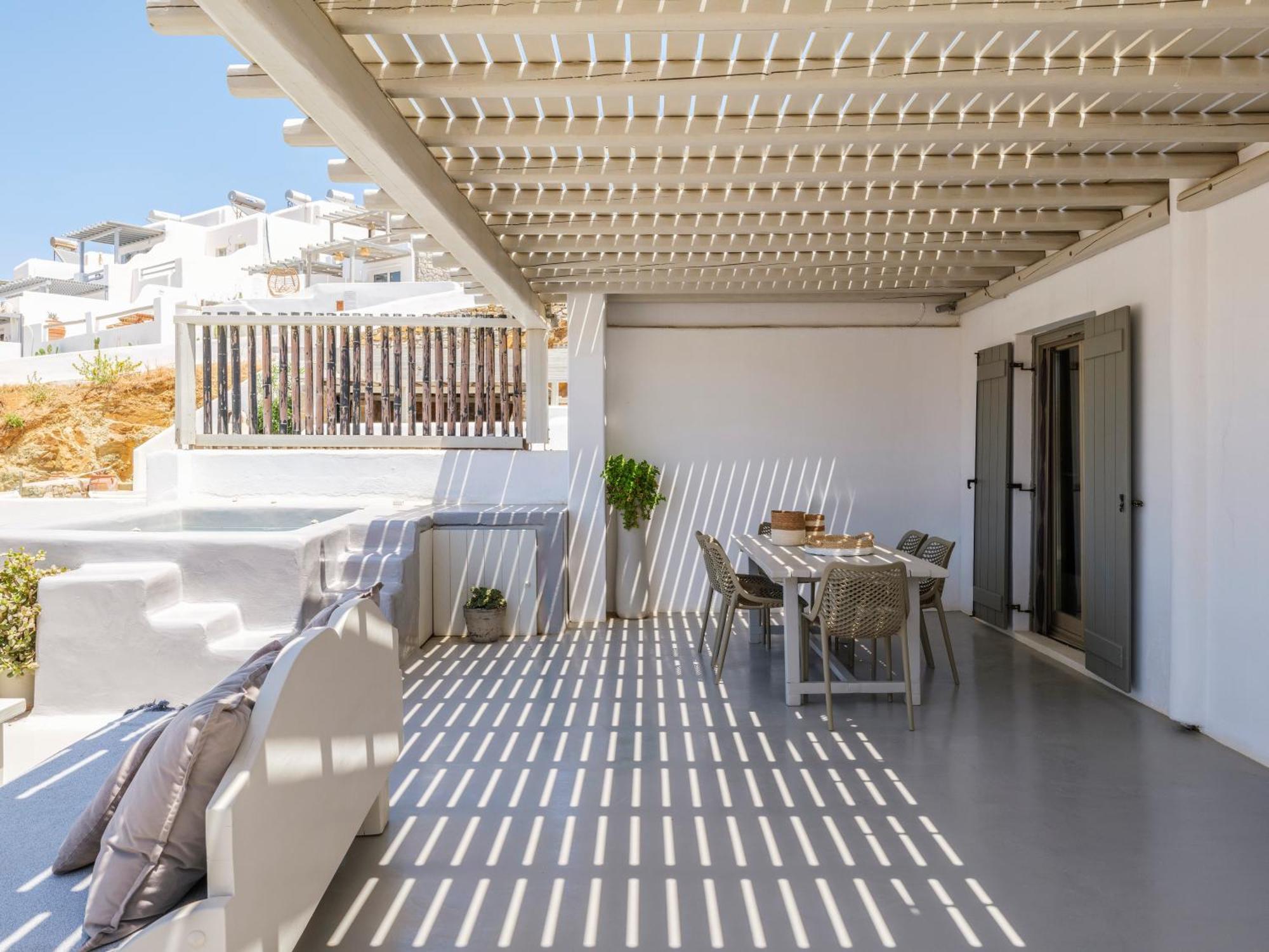 Sea Rock & Sky Private Mykonos Residence Merhia-part Kültér fotó
