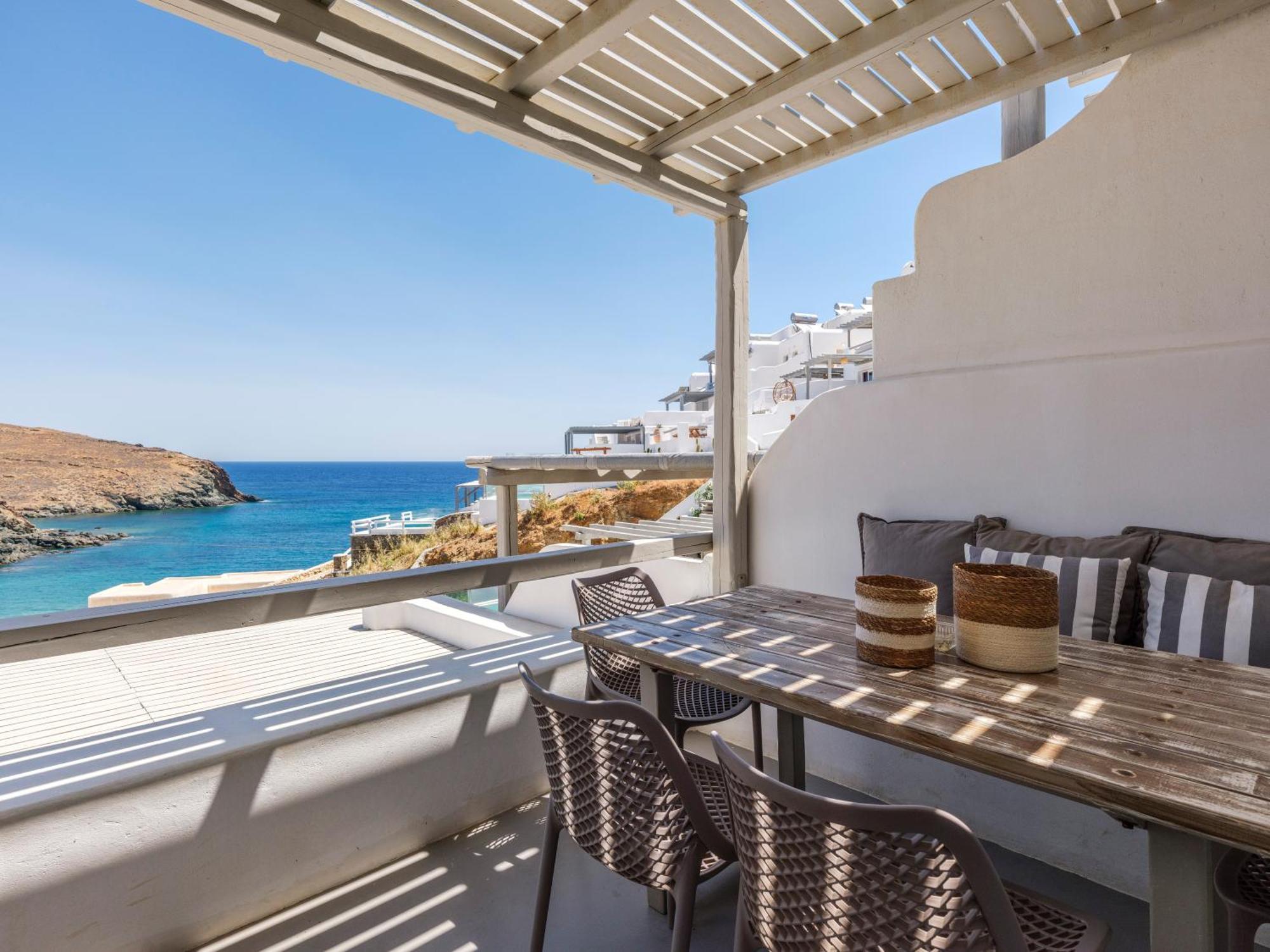 Sea Rock & Sky Private Mykonos Residence Merhia-part Kültér fotó