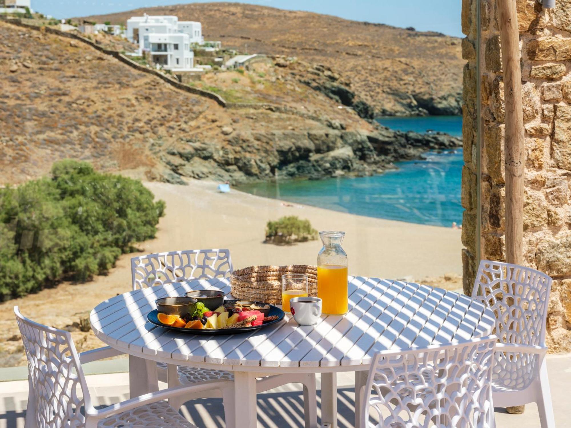 Sea Rock & Sky Private Mykonos Residence Merhia-part Kültér fotó